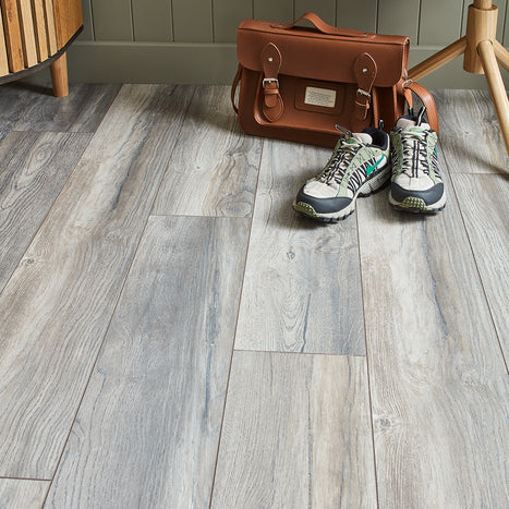 Kronotex Coniston 12mm Laminate Flooring - Grey Marina Oak