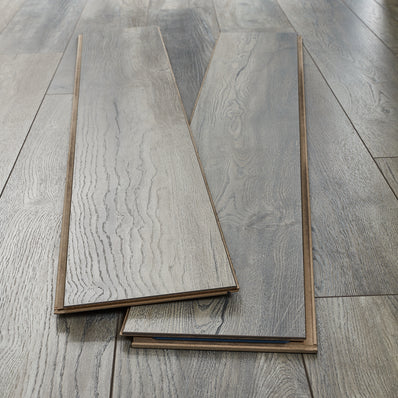 Kronotex Coniston 12mm Laminate Flooring - Grey Marina Oak