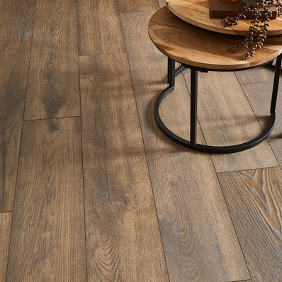 Kronotex Coniston 12mm Laminate Flooring - Dark Oak