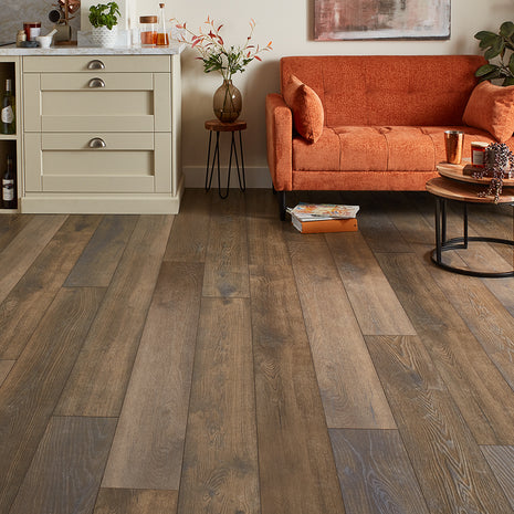 Kronotex Coniston 12mm Laminate Flooring - Dark Oak