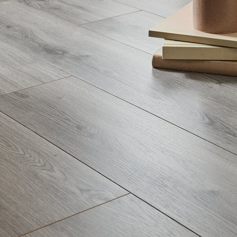 Kronotex Windimere 8mm Laminate Flooring - Millenium Grey Oak