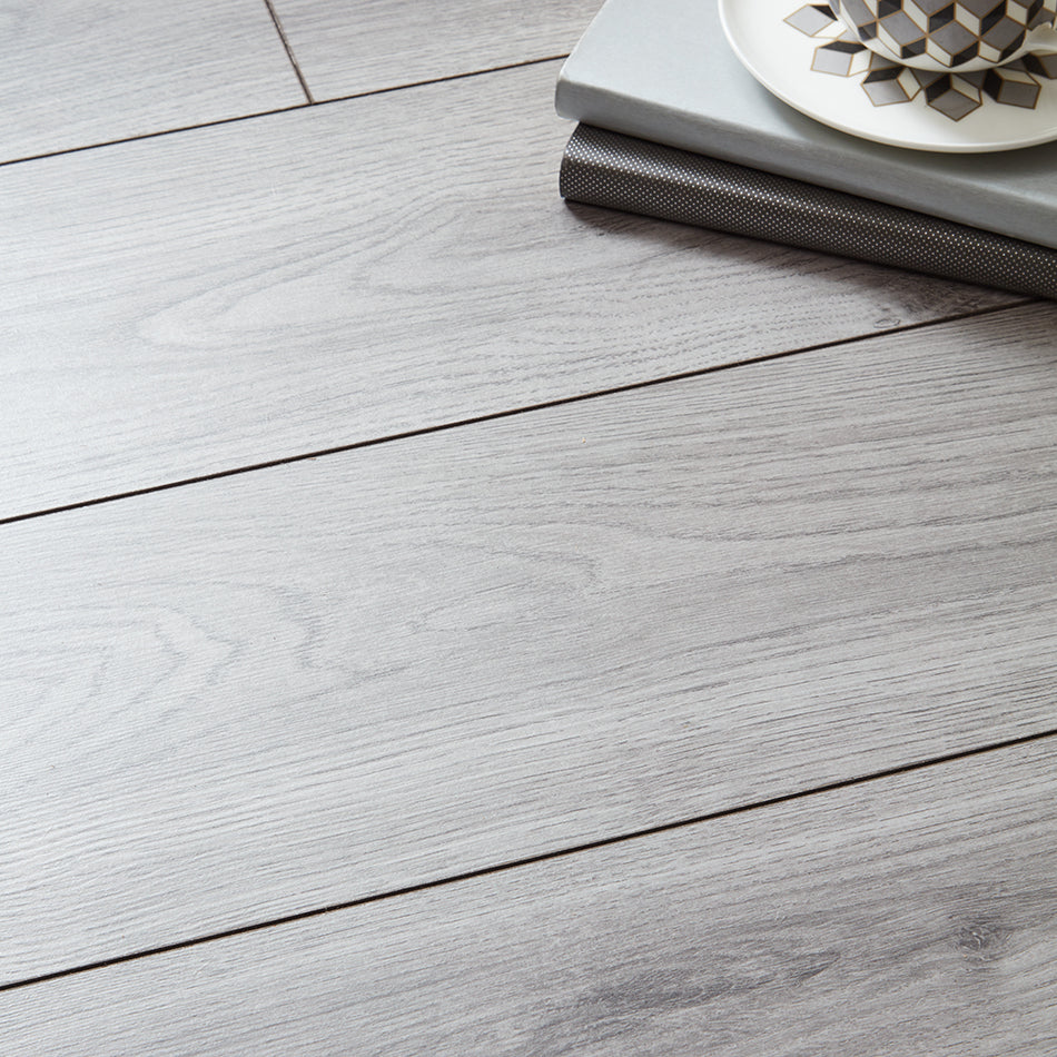 Buttermere 12mm Laminate Flooring - Grey Summer Oak