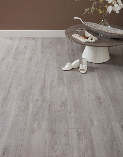 Kronotex Derwent 8mm Laminate Flooring - Authentic Grey
