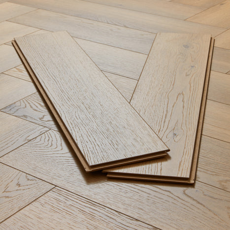 Kronotex Grasmere Herringbone 8mm Laminate Flooring - Natural Oak-SAMPLE