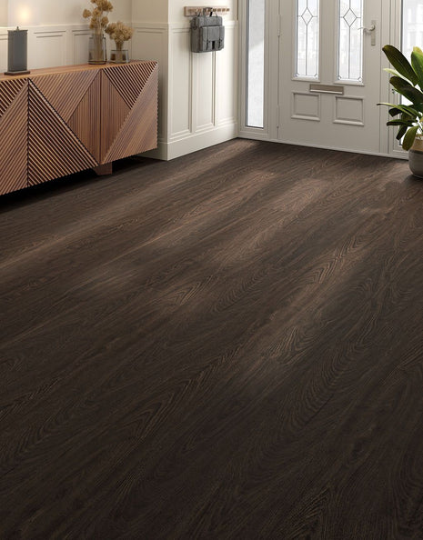Kronospan Greendale 10mm Laminate Flooring - Espresso Oak