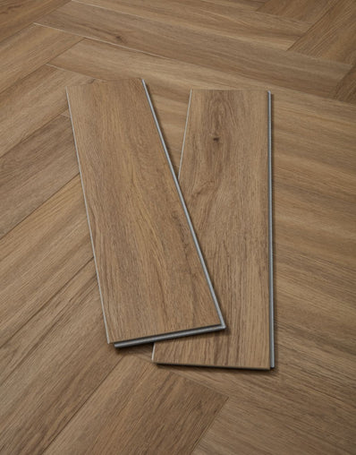 Rigid Core SPC Herringbone - Horizon Oak Herringbone