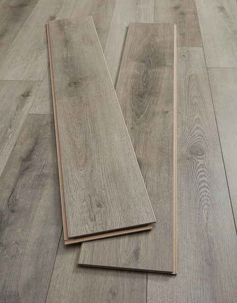 Ravello Vintage 12mm Laminate Flooring - Grey Oak