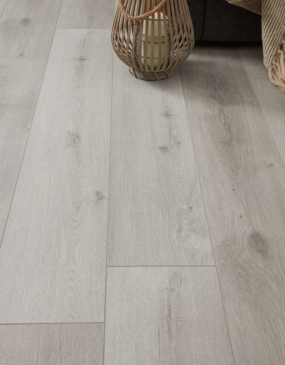 Ravello Lunar 12mm Laminate Flooring - Lunar Grey Oak