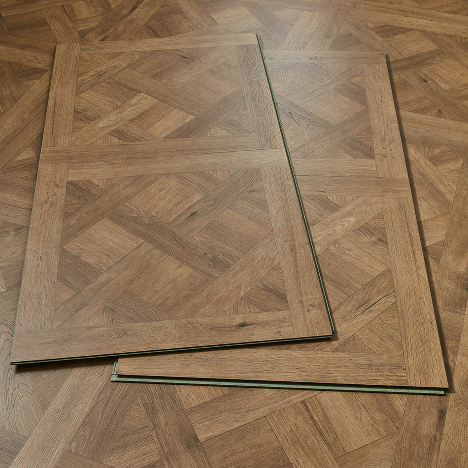 Faus Seathwaite 8mm Laminate Waterproof Parquet Flooring - Rich Oak