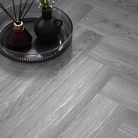 Scafell 5.2mm SPC Herringbone Flooring - Millenium Oak