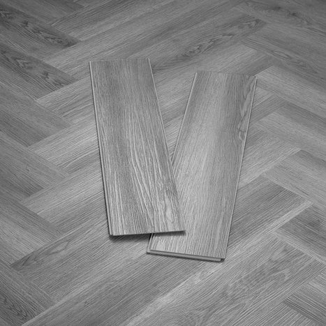 Scafell 5.2mm SPC Herringbone Flooring - Millenium Oak