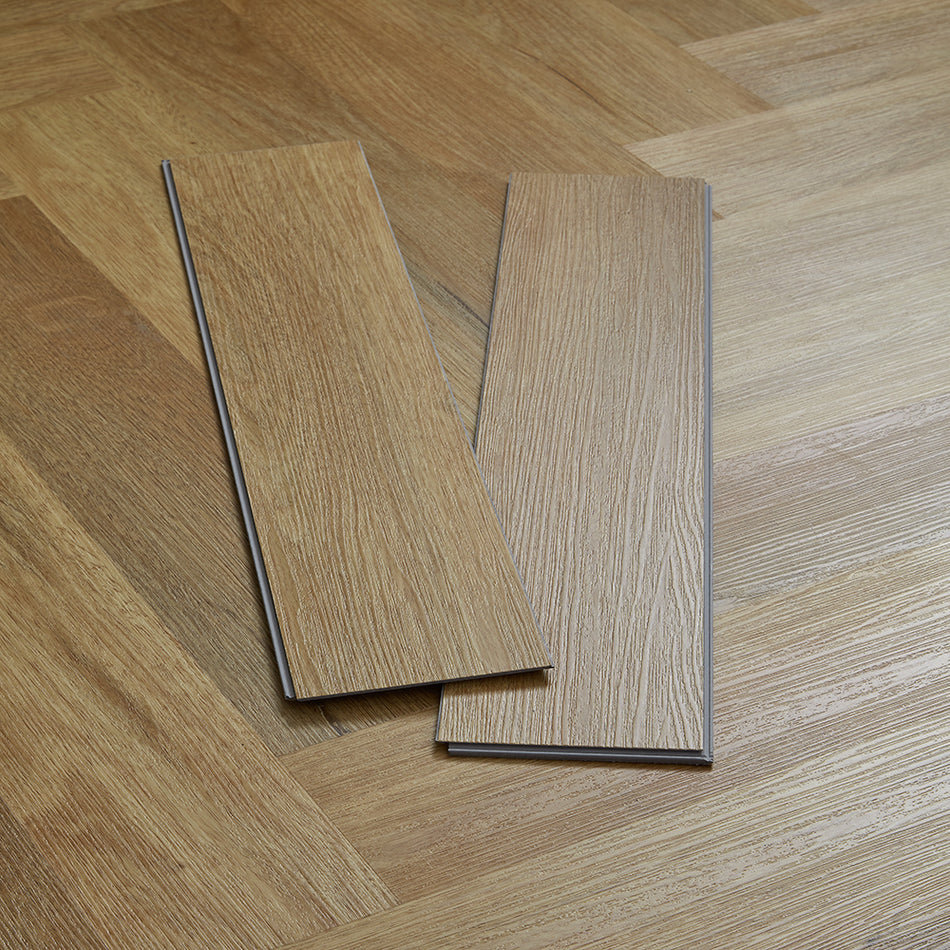 Scafell 5.2mm SPC Herringbone Flooring - Herringbone Natural Oak