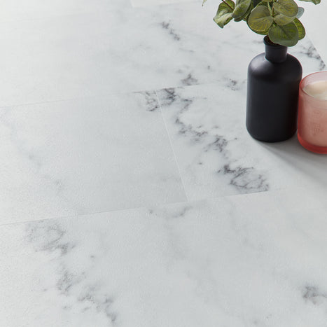 Longlands 5.2mm SPC Tile - Quartz Arabescato