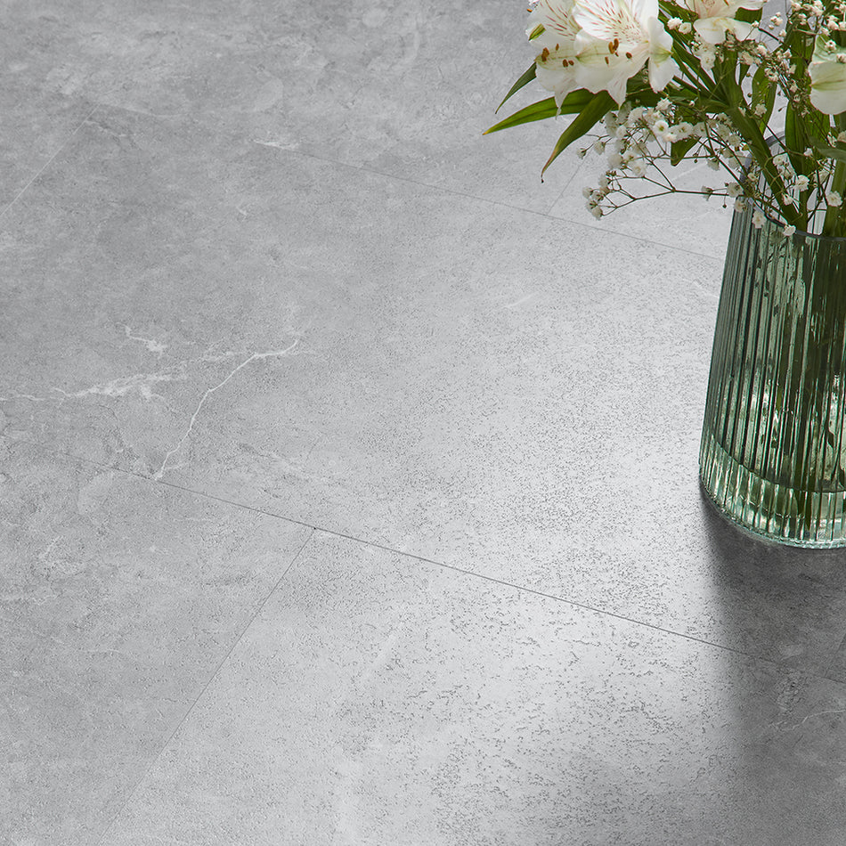 Longlands 5.2mm SPC Tile - Quartz Grey