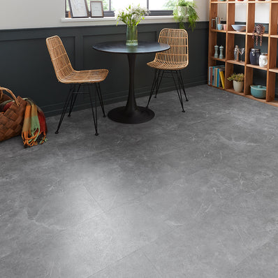 Longlands 5.2mm SPC Tile - Quartz Grey