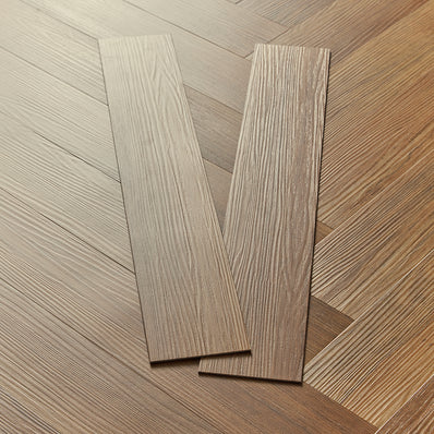 Rannerdale LVT Herringbone Flooring - Cherokee Oak