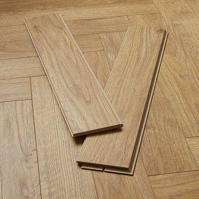 Berry Alloc Thirlmere Herringbone 8mm Laminate Flooring - Auckland Oak