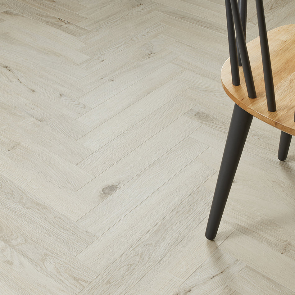 Berry Alloc Thirlmere Herringbone 8mm Laminate Flooring - Golden Spruce