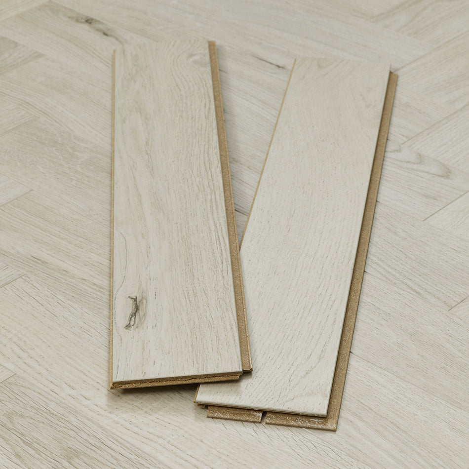 Berry Alloc Thirlmere Herringbone 8mm Laminate Flooring - Golden Spruce