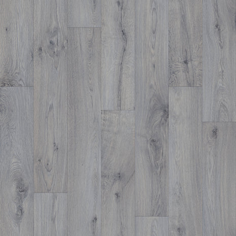 Bowfell 2mm Felt Back Roll Vinyl Flooring -Slate Grey Plank