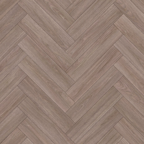 Bowfell 2mm Felt Back Roll Vinyl Flooring - Farmhouse Oak Herringbone