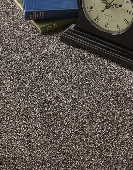 Ambleside Fleece Action Backing 15mm Saxony Carpet - Dark Beige / 4m
