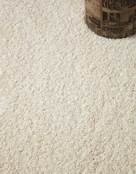 Ambleside Fleece Action Backing 15mm Saxony Carpet - Ivory / 4m