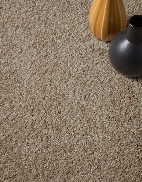 Ambleside Fleece Action Backing 15mm Saxony Carpet - Mocha / 4m