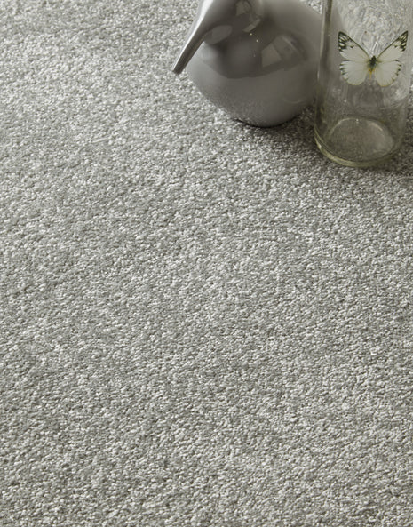 Bowness Hessian Backing 17mm Saxony Carpet - Sea Foam / 4m