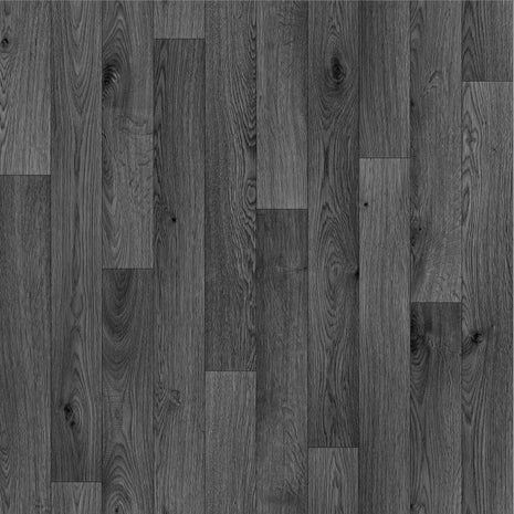 Troutbeck 2.8mm Cushioned Roll Vinyl Flooring - Charcoal Timber