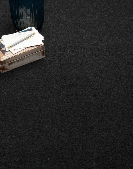 Hawkshead Dual Backing 20mm Saxony Carpet - Charcoal / 4m