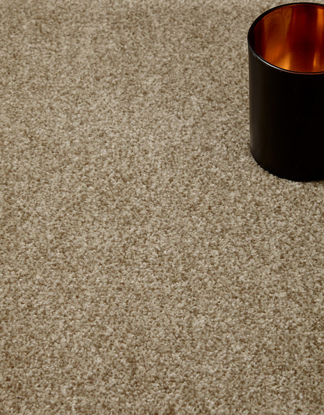 Langdale Felt Backing 14mm Twist Pile Carpet - Beige / 4m