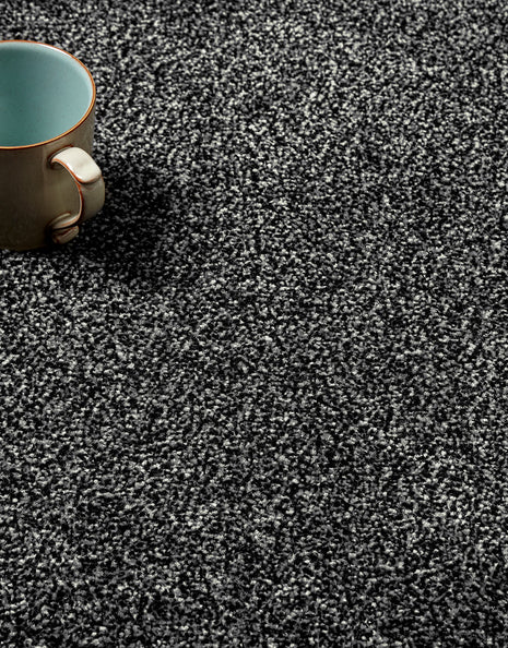 Langdale Felt Backing 14mm Twist Pile Carpet - Granite / 4m