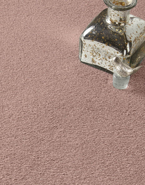 Langdale Felt Backing 14mm Twist Pile Carpet - Rose / 4m