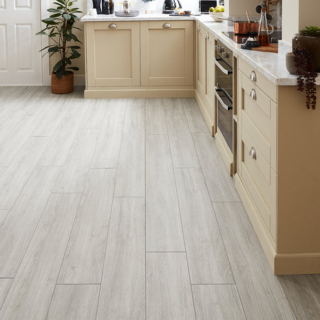 Tarnhows 7mm Laminate Flooring - Bright Grey