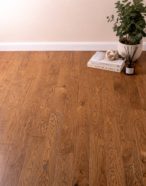Elterwater Classic 14mm Herringbone Engineered Wood Flooring - Golden Oak