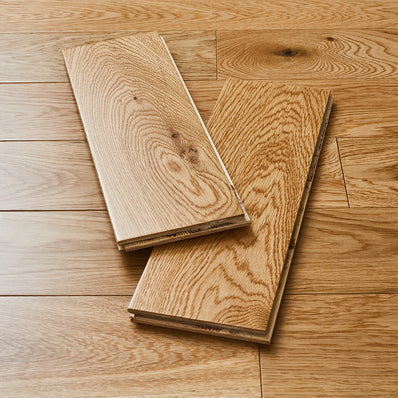 Geneva 14mm Lacquered Engineered Wood Flooring - Rustic Honey Oak