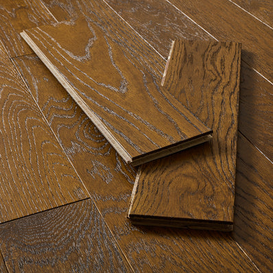 Geneva 14mm Oiled Engineered Wood Flooring - Authentic Dark Oak