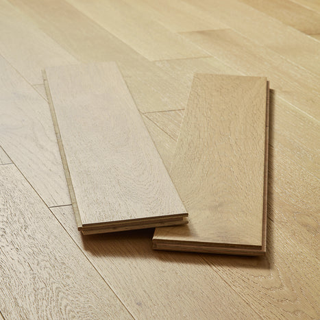 Malaren 14mm Oiled Engineered Wood Flooring - Natural Oak-SAMPLE