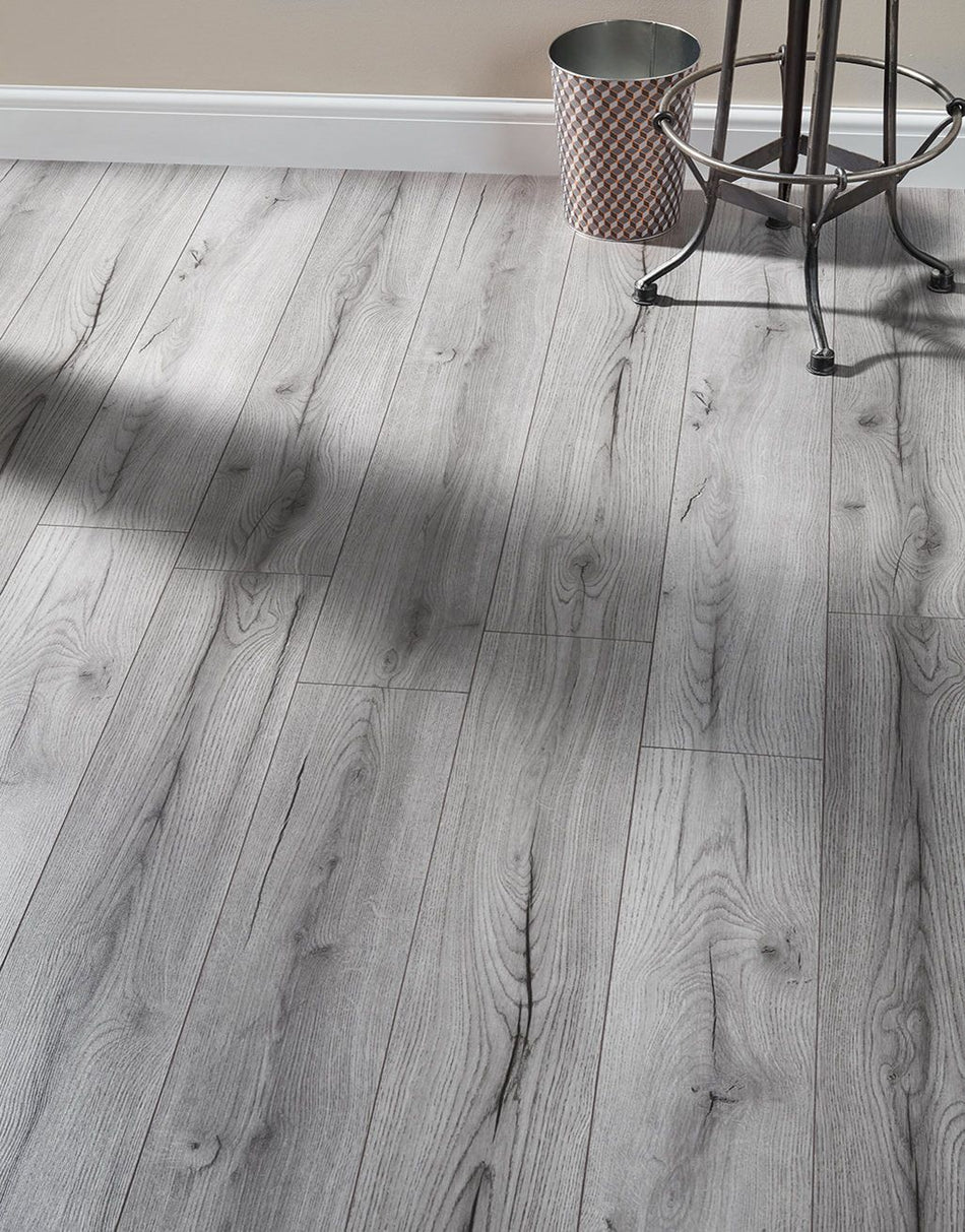 Kronotex Derwent 8mm Laminate Flooring -Grey Century Oak