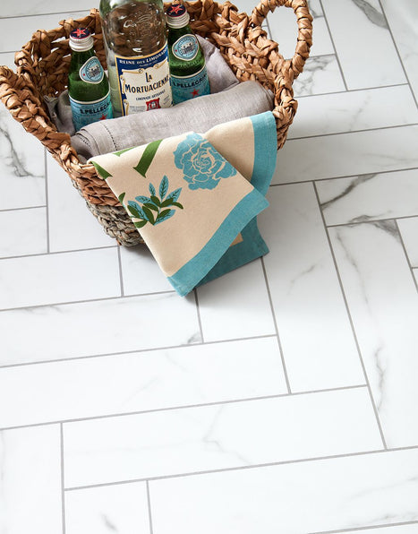 Asenso Signature Herringbone - Frosted Marble