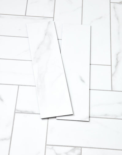 Asenso Signature Herringbone - Frosted Marble