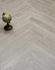 Hellvellyn Luxury Vinyl Herringbone - Light Grey Oak