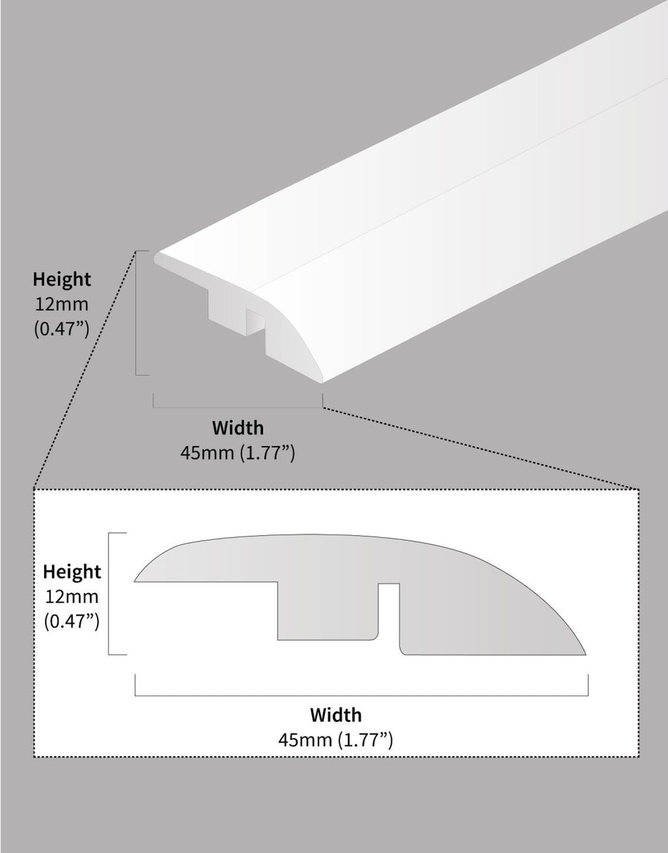 FC41 - 900mm Ramp Profile - Dark Oak