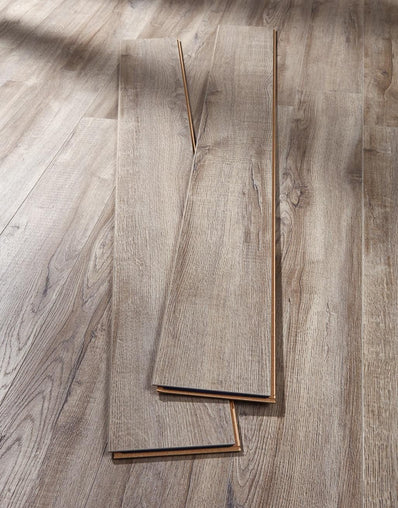 Kronotex Elter Narrow 10mm Laminate Flooring - Silver Wheelhouse Oak