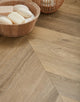 Asenso Signature Chevron 2.5mm Stick Down LVT Flooring - Woodland Oak