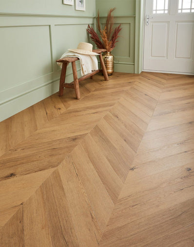 Asenso Signature Chevron - Natural Honey Oak