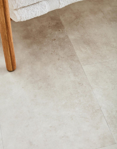 Serenity Silver Moon Rectangle LVT Tile | Stone-Effect Vinyl Flooring