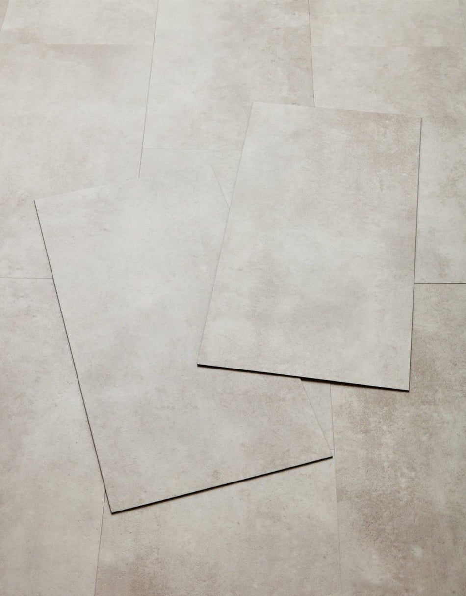 Serenity Silver Moon Rectangle LVT Tile | Stone-Effect Vinyl Flooring