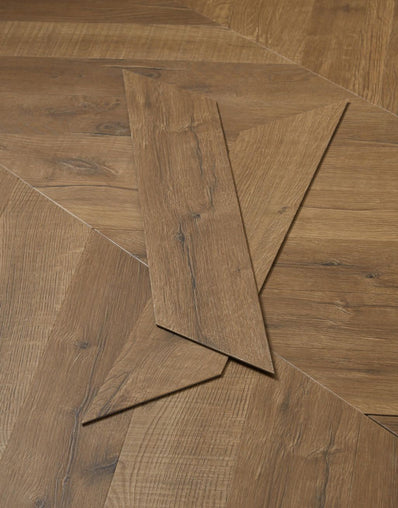 Asenso Signature Chevron - Rich Toffee Oak